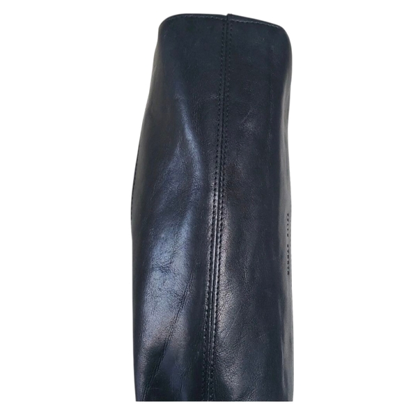 Wilsons Leather Pelle Studio Purse Black Zippered Adjustable Strap Shoulder Bag - Picture 11 of 16